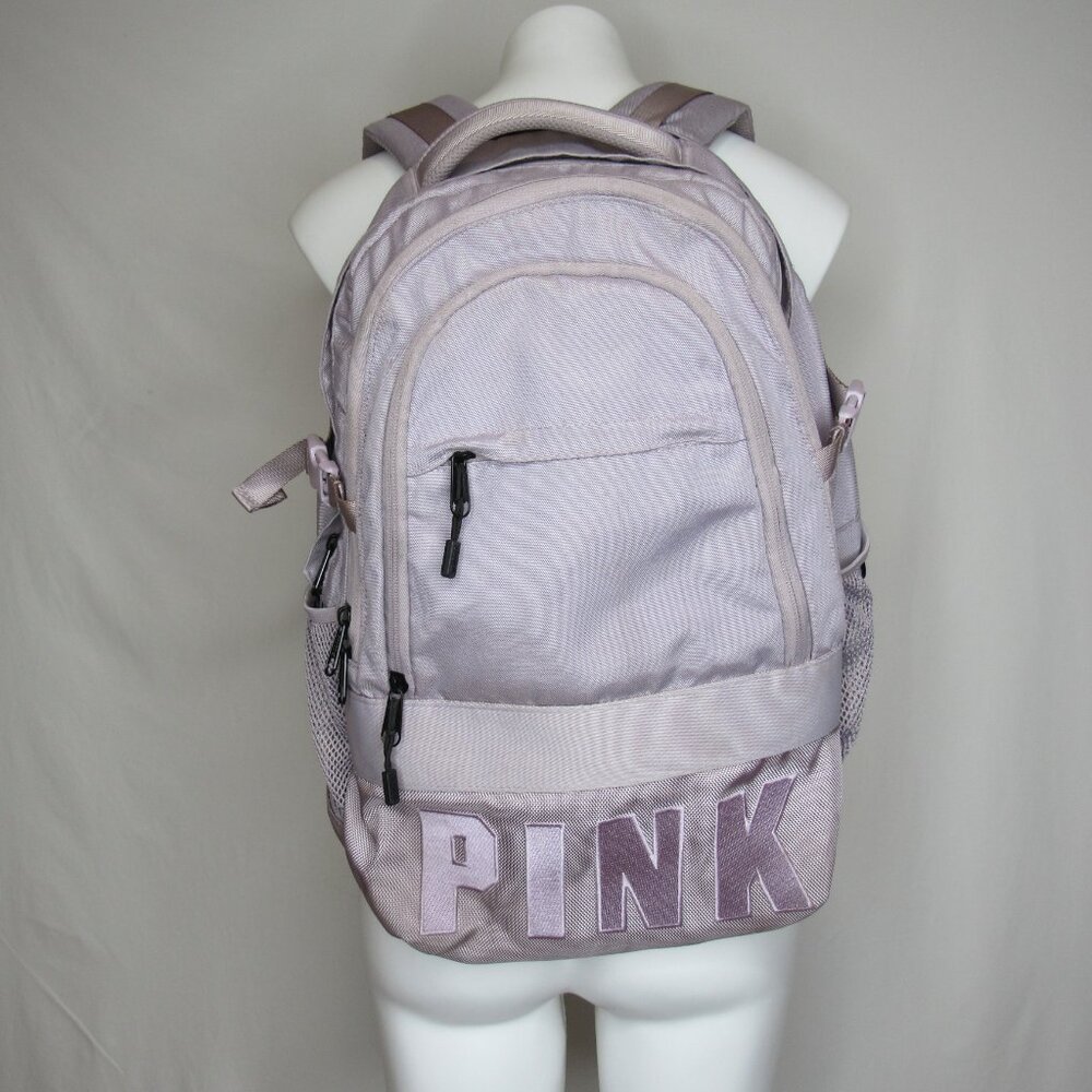 Victoria's Secret PINK Dreamy Lilac COLLEGIATE Travel Backpack - Picture 9 of 9
